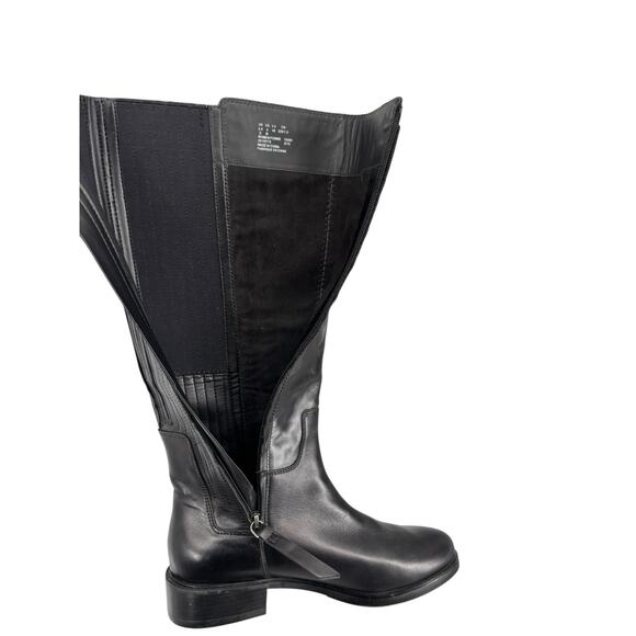 Clarks Marquette Silk Black Leather Boots Size 9M Equestrian Riding Classic - Picture 11 of 14